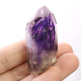 ブランドバーグ産 アメジスト エレスチャル原石 D.T. ファントム マニフェステーション 気泡入り 29.5g (ID:42474)