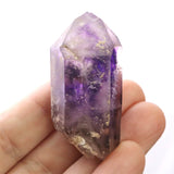 ブランドバーグ産 アメジスト エレスチャル原石 D.T. ファントム マニフェステーション 気泡入り 29.5g (ID:42474)