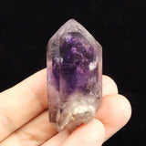 ブランドバーグ産 アメジスト エレスチャル原石 D.T. ファントム マニフェステーション 気泡入り 29.5g (ID:42474)