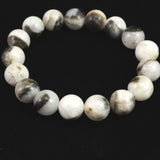インドネシア産 イジェン水晶　12mm玉ブレスレット 証明書付 41.4ｇ (ID:42557)