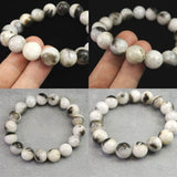 インドネシア産 イジェン水晶　12mm玉ブレスレット 証明書付 41.4ｇ (ID:42557)