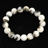 インドネシア産 イジェン水晶　12mm玉ブレスレット 証明書付 41.4ｇ (ID:42557)