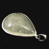 リビアンデザートグラス 25mmペアシェイプ ペンダントトップ 5.3g  (ID:42653)