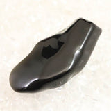 隠岐の島 黒曜石 41mm原石 磨き  ディレクトリカード付 7.5g (ID:42654)