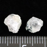 ロシア産 フェナカイト 原石 2個セット 0.58g (ID:42734)