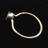 ロシア産 フェナカイト 5.7X5.3mm 原石 リング 13号 (ID:42764)