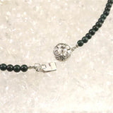 出雲碧玉 出雲石  SA  タンブルビーズ ネックレス　ディレクトリカード付 30.2g (ID:42851)