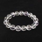 米国NY州産 ハーキマーダイヤモンド 3A+ 12mm玉 ブレスレット 41.9g (ID:42970)