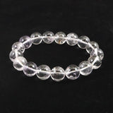 米国NY州産 ハーキマーダイヤモンド 3A+ 12mm玉 ブレスレット 41.9g (ID:42970)