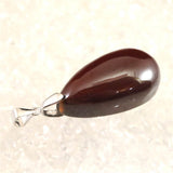 オレンジガーネット 30mmドロップ型 ペンダント11.6g (ID:43042)