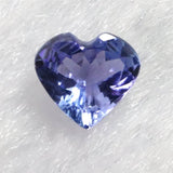 タンザナイト 6.1mmハート ファセットカット ルース 0.6ct (ID:43088)