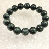 セラフィナイト クリノクロア 12.5mm玉ブレスレット 44.6g (ID:43332)