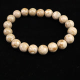 姫川薬石（ノーマル） 10mm玉ブレスレット　証明書付　28.5ｇ (ID:43354)