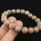 姫川薬石（ノーマル） 10mm玉ブレスレット　証明書付　28.5ｇ (ID:43354)