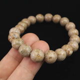 姫川薬石（ノーマル） 10mm玉ブレスレット　証明書付　28.5ｇ (ID:43354)