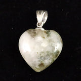 H&E社 サンダローザアゼツライト (AZOZEO) 15mmハート ペンダントトップ 証明書付 2.4g (ID:43472)