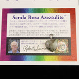 H&E社 サンダローザアゼツライト (AZOZEO) 15mmハート ペンダントトップ 証明書付 2.4g (ID:43472)