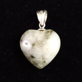 H&E社 サンダローザアゼツライト (AZOZEO) 15mmハート ペンダントトップ 証明書付 2.4g (ID:43472)