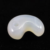 北海道 花石メノウ 瑪瑙 20mm勾玉 ディレクトリカード付 3.3g (ID:43630)