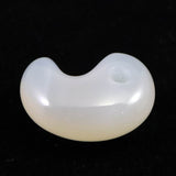 北海道 花石メノウ 瑪瑙 20mm勾玉 ディレクトリカード付 3.3g (ID:43630)