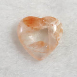 H&E社 ピンクファイアアゼツライト(AZOZEO) 15mmハート 証明書付 2.2g (ID:43718)