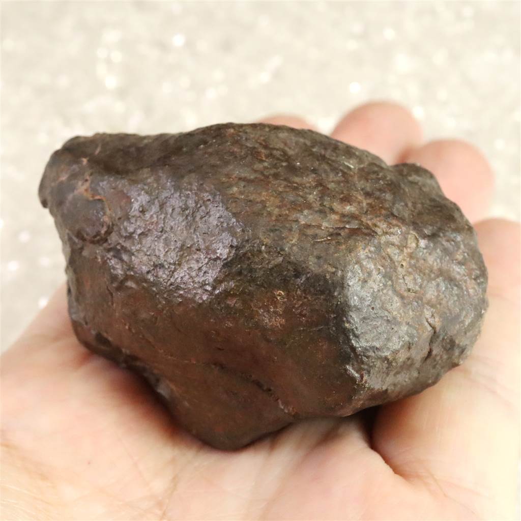 モロッコ産 コンドライト隕石 NWA 石質隕石 58mm原石 121.6g (ID:43722