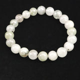 ブラジル産 フェナカイト AAAA　10mm玉ブレスレット 鑑別書付 31.38g  (ID:43763)