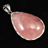マダガスカル産 ローズクォーツ 27mm ペンダントトップ 8.85g (ID:43871)