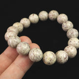 姫川薬石（ノーマル） 12mm玉ブレスレット　証明書付　42.0ｇ (ID:43920)