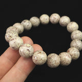 姫川薬石（ノーマル） 12mm玉ブレスレット　証明書付　42.0ｇ (ID:43920)