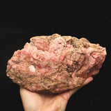 北海道 稲倉石鉱山インカローズ ロードクロサイト  21cm原石 3.7kg (ID:43984)