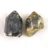 岐阜県中津川市蛭川産 黒水晶（モリオン） 原石 2個セット 21.5g (ID:44227)