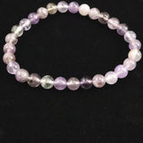 H&E社 オーラライト23（AZOZEO) 6mm玉ブレスレット 証明書付 10.4g (ID:44421)