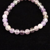 H&E社 オーラライト23（AZOZEO) 6mm玉ブレスレット 証明書付 10.4g (ID:44421)