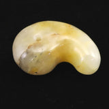 兵庫県淡路島産　おのころ水晶　AA 33mm勾玉 14.8g (ID:44540)