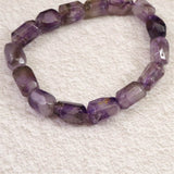 スーパーセブン 原石ラフカット ブレスレット 26.9g (ID:44581)