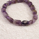 スーパーセブン 原石ラフカット ブレスレット 26.9g (ID:44581)