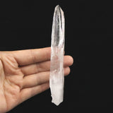 ディアマンティーナ産レーザークリスタル 135mm ポイント原石 カテドラル キー 72g　 (ID:44671)