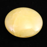 H&E社 サチャロカイエロー アゼツライト　30mmソーサー 証明書付 11.0g (ID:44730)