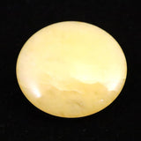 H&E社 サチャロカイエロー アゼツライト　30mmソーサー 証明書付 11.0g (ID:44730)