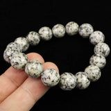 京都府産　鞍馬石 11.5mm玉ブレスレット　証明書付 38.5ｇ (ID:44872)