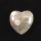 H&E社 サークルストーン  15mmハート 証明書付 2.2g (ID:44895)