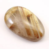 ゴールド タイチンルチル クォーツ 21.5mm ペアシェイプ ルース 13.97ct (ID:44915)
