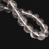 カンチェンジュンガ産 ヒマラヤ水晶 8mm玉 ブレスレット 16.5g (ID:44956)