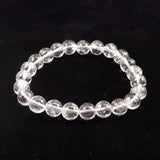 米国NY州産 ハーキマーダイヤモンド 3A+ 8.5mm玉 ブレスレット 20.2g (ID:45120)