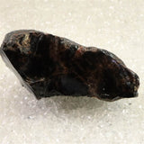 北海道産 オブシディアン 黒曜石 花十勝 91mm原石 177g (ID:45339)