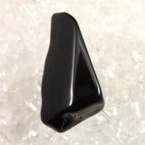 隠岐の島 黒曜石 31mm原石 磨き  ディレクトリカード付 5.0g (ID:45343)