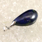 アズライト 藍銅鉱　29mmドロップ型 ペンダントトップ  6.8g (ID:45362)