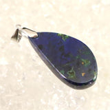 アズライト 藍銅鉱　29mmドロップ型 ペンダントトップ  6.8g (ID:45362)