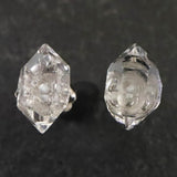 ハーキマーダイヤモンド 原石　ピアス 1.1g (ID:45462)